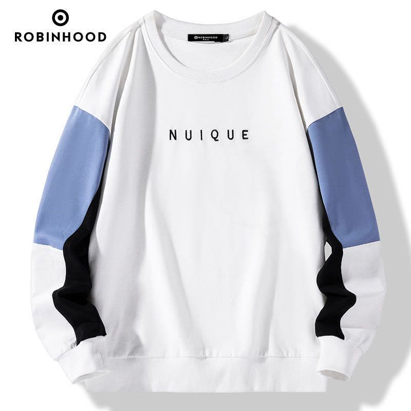 ROBINHOOD/罗宾汉新款春秋季卫衣男士休闲运动男装上衣宽松体恤潮图片