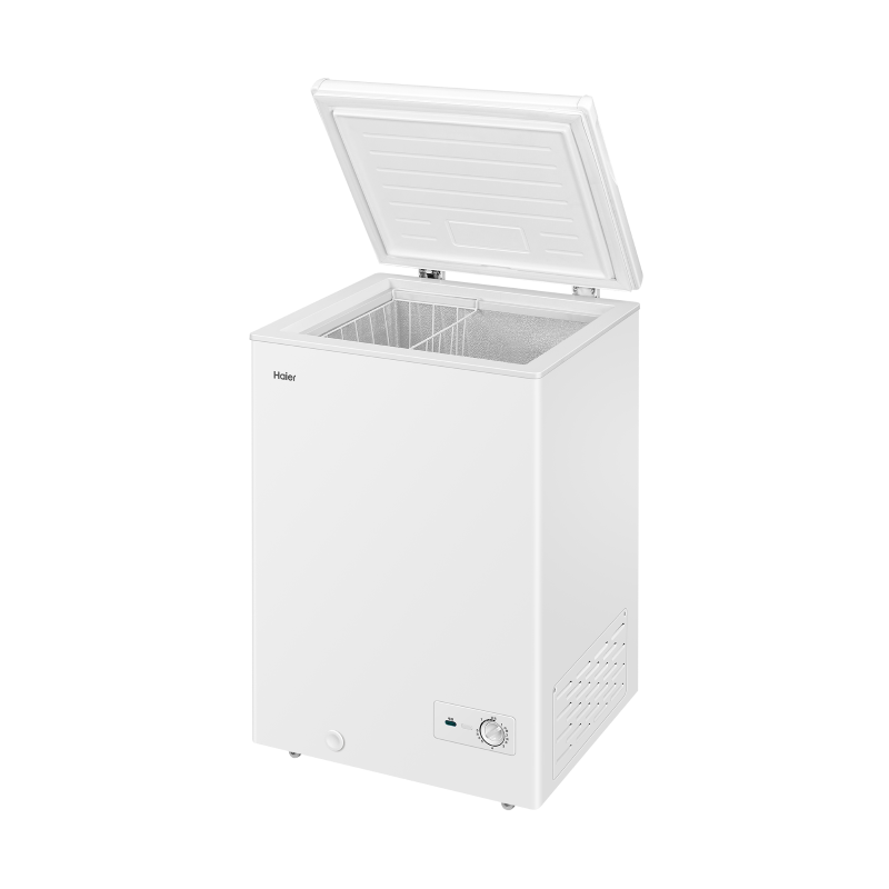 海尔(Haier)100升家用卧式冰柜 冷柜 小冰箱 1级能效