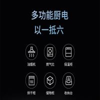 森歌(SENG) D6C集成灶家用一体机大火力储物烘干柜侧吸下排式烘储一体+保温 下进风 天然气
