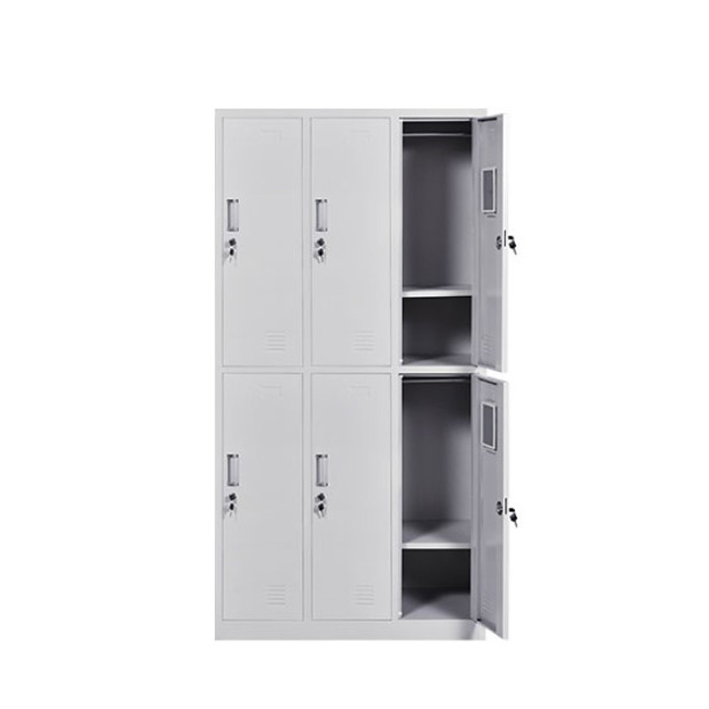 坤鹏弘欣 更衣柜 6门 1800*420*900mm 个高清大图