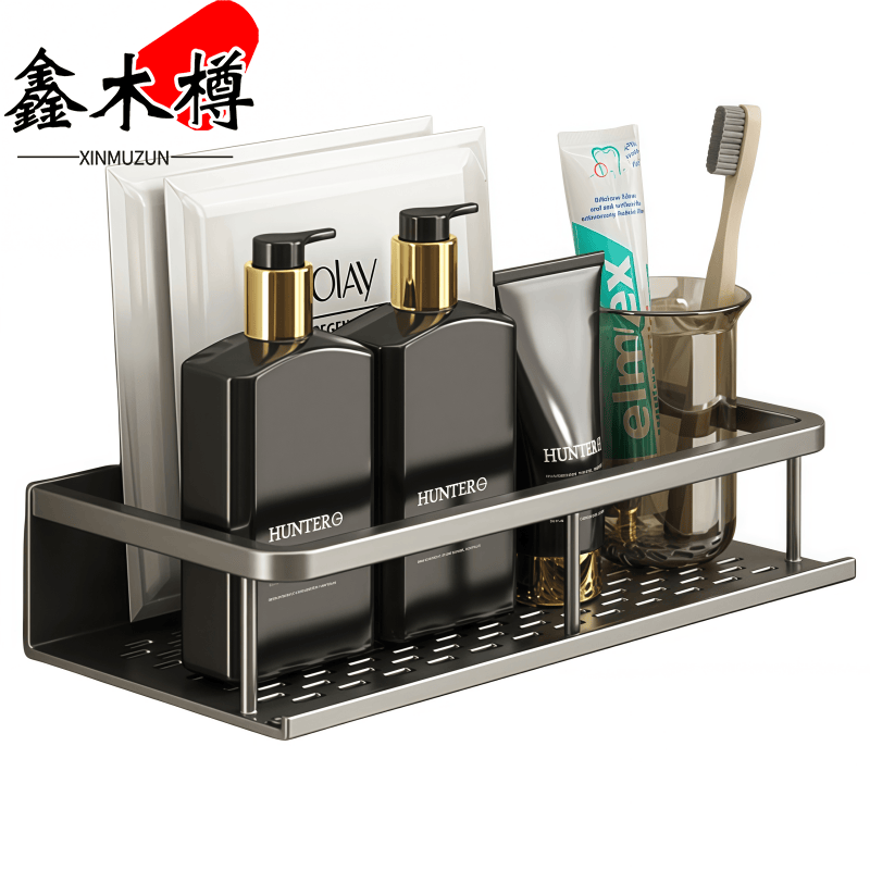 鑫木樽浴室置物架30*12*4cm个高清大图