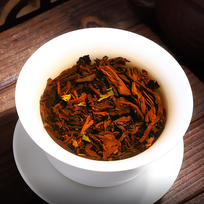 云南糯香普洱茶熟茶小沱茶糯香熟普黑茶坨糯米香普洱茶熟茶罐装750g高清大图
