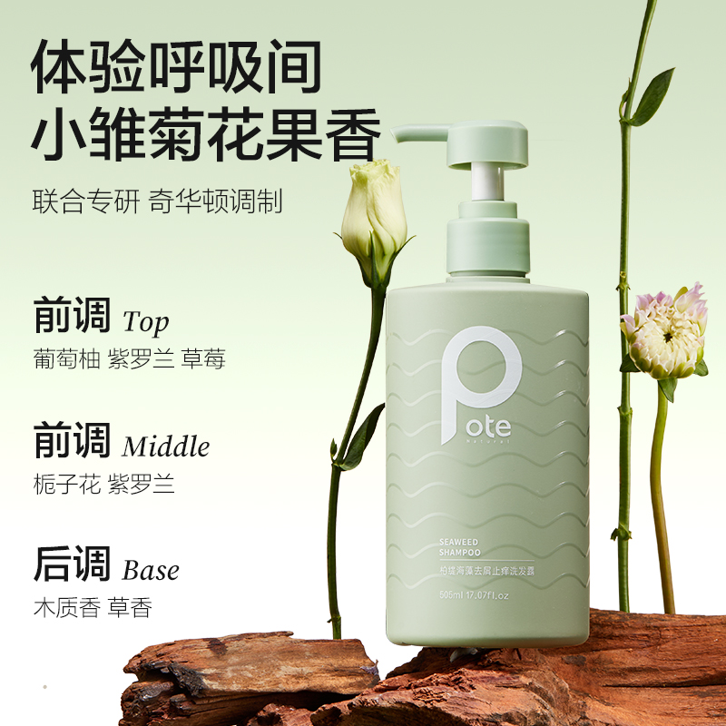 柏缇 海藻去屑止痒洗发露(常规版)505ml(TT)高清大图