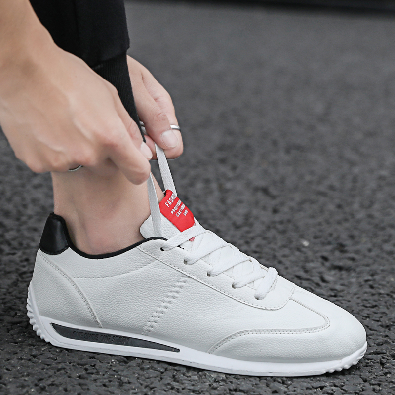 枫述男鞋春季运动休闲潮鞋情侣鞋男士帆布板鞋社会精神小伙小白鞋