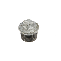 建支国标热镀锌丝堵玛钢25mm