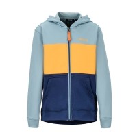 Marmot/土拨鼠 男童 休闲抓绒开衫保暖速干帽衫