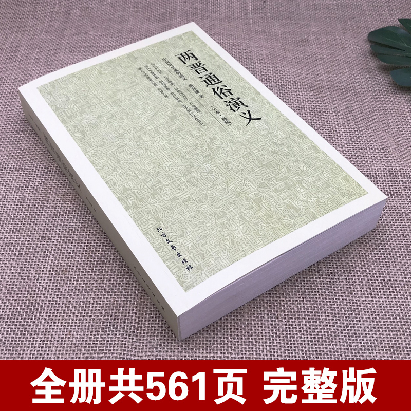 [醉染正版]正版两晋通俗演义/中国古典文学名著 两晋演义 两晋南北朝史两晋南北朝 三国两晋南北朝两晋通俗演义历史演义