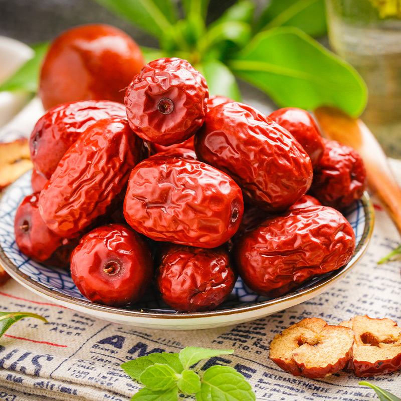 绿帝 新疆贡枣450g 红枣 骏枣 新疆 大枣 独立小包 煲汤泡水