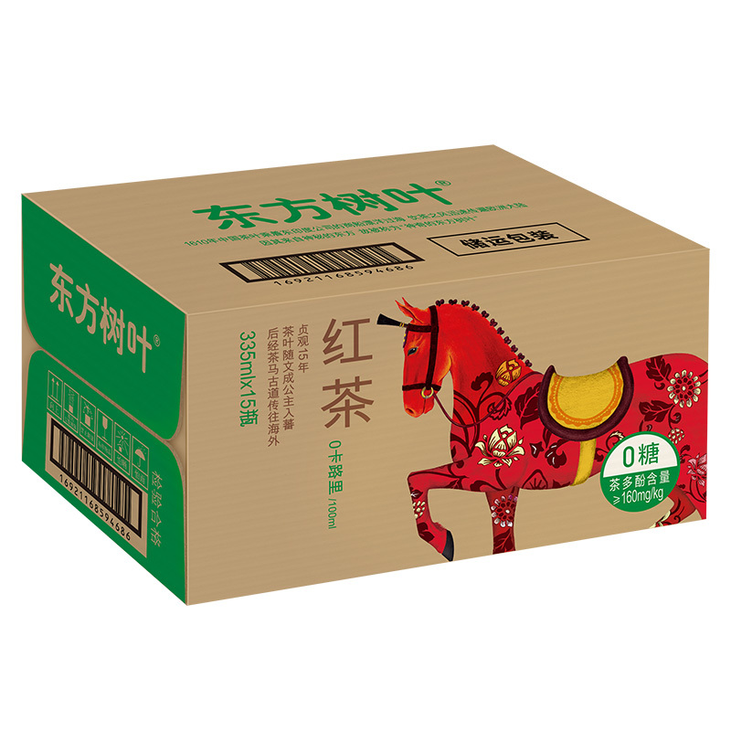 农夫山泉东方树叶红茶335ml*15瓶整箱