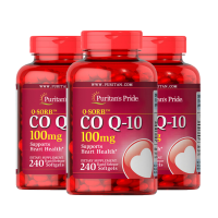 普丽普莱q10辅酶Q10软胶囊100mg*240粒3瓶心脏保健品美国原装进口晒单图