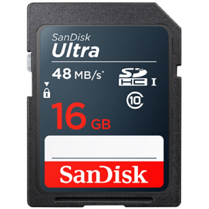 闪迪(SanDisk)存储卡 Class10 SD卡16GB 读速48MB/s