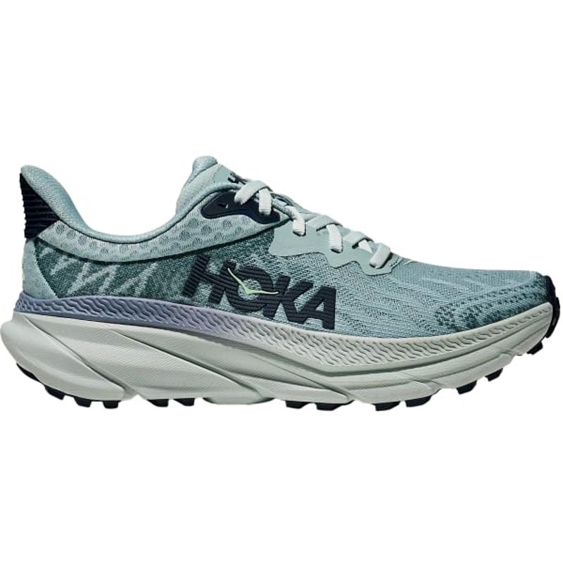 HOKA ONE ONE女士滑雪鞋超轻透气全地形防滑耐磨户外雪地靴 Blue_/_Green_/_White 36