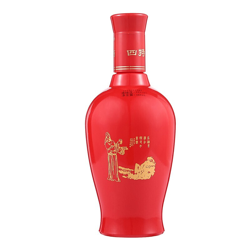 四特 红花窖藏 52度460ml 单瓶装(新老包装随机发货)