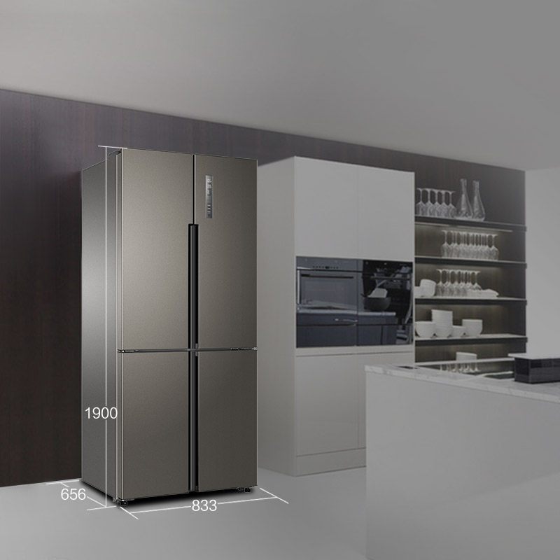 海尔精选海尔haierbcd470wdpg470升十字对开变频冰箱干湿分储电冰箱