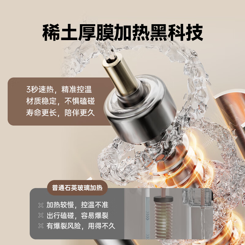 小熊(Bear)钢钢好即热饮水机家用直饮机 桌面台式饮水器不锈钢水热水机高清大图