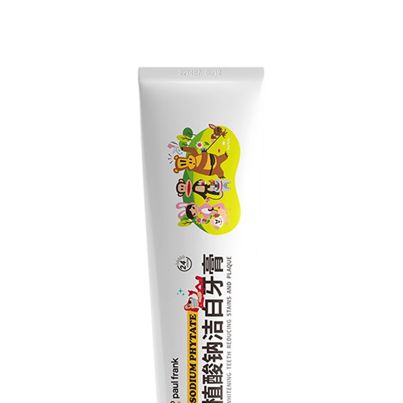 大嘴猴(paul frank)植酸钠洁白牙膏 植酸钠洁白牙膏x2 净含量:120g f