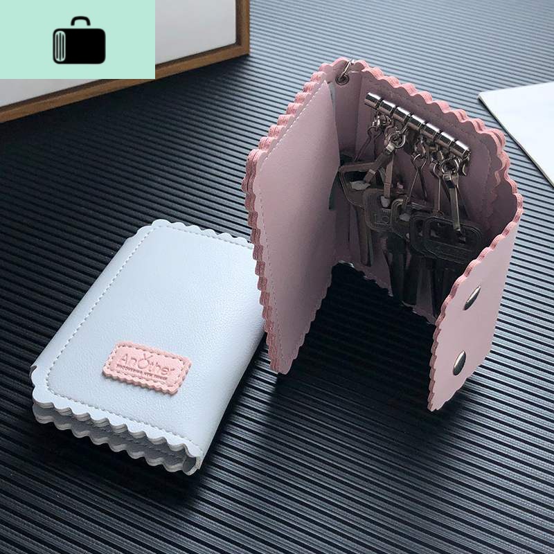 钥匙卡包二合男女士男式收纳可放锁匙包实用钱包小巧ins日系NEW LAKE高清大图