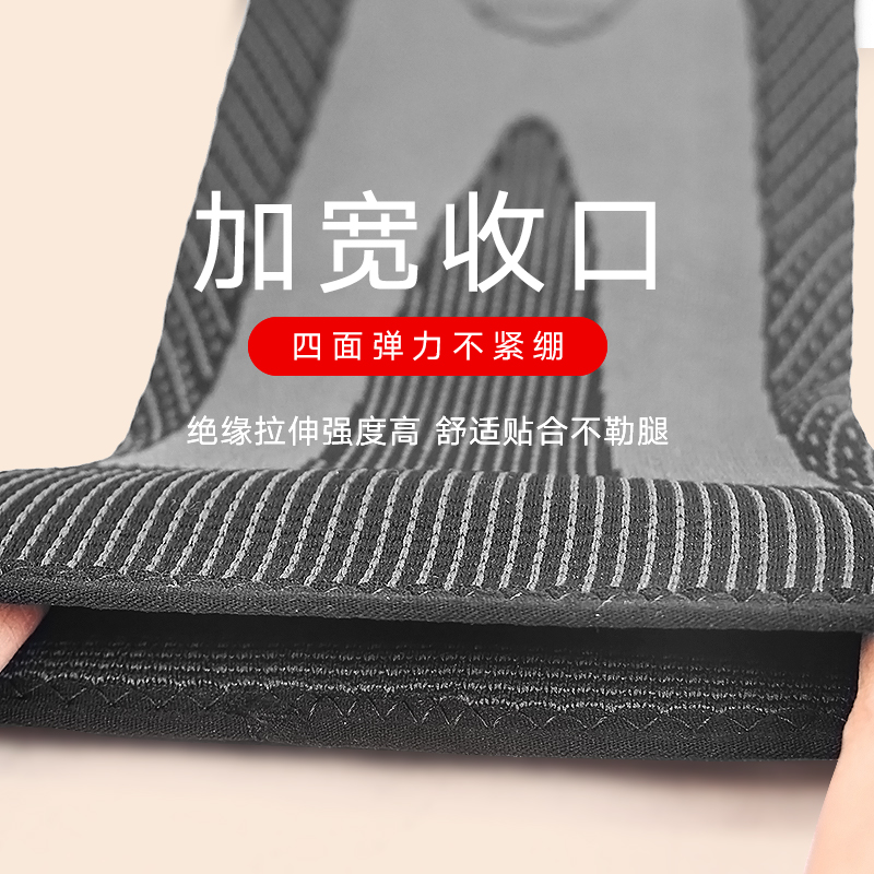 艾草护膝保暖老寒腿绑带自发热护膝套女关节男膝盖保护套老年人915高清大图