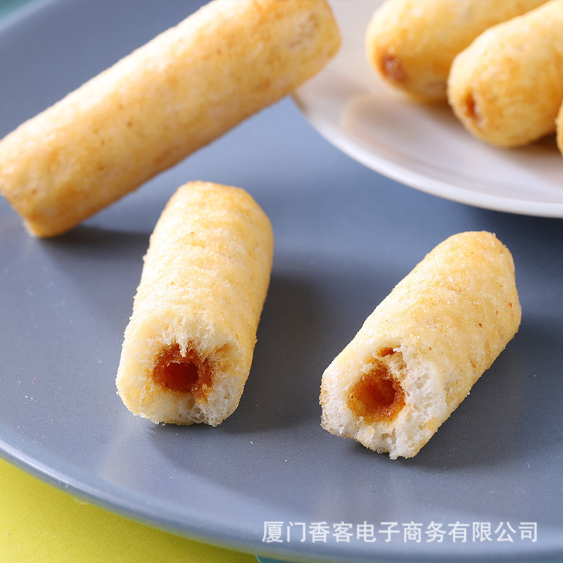 咸蛋黄米果560g约100根 能量棒夹心饼干海苔蛋黄10种搭配谷物休闲食品旗舰店高清大图