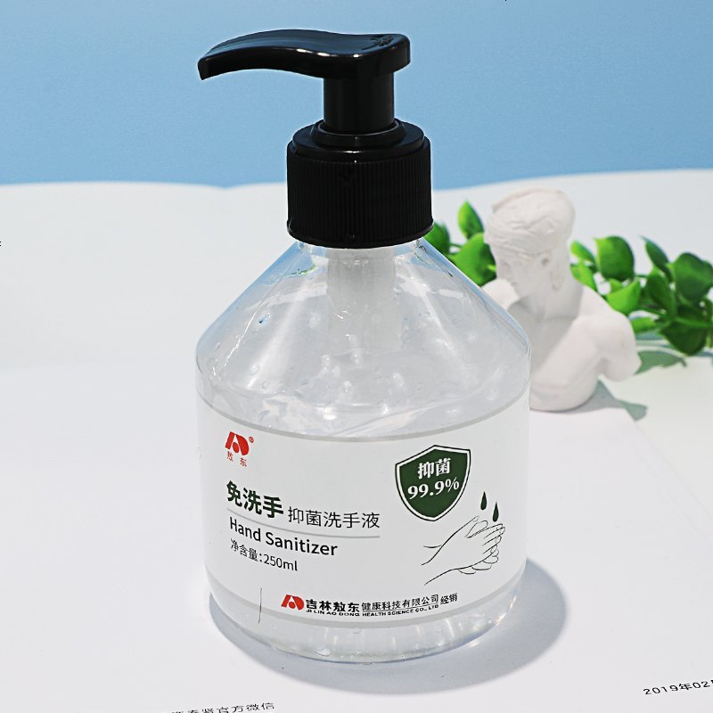 敖东洗手液酒精喷雾消毒液医用防病毒酒店用杀菌乙醇免洗棉片ZTY 250ml*1瓶