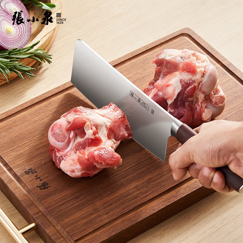 张小泉智·士元套装刀具六件套 厨房刀具套装菜刀套装切片刀 智·士元套装刀具六件套高清大图