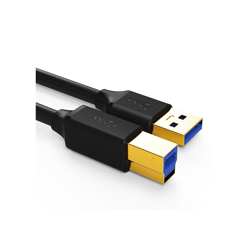 胜为(shengwei)UT-1010 1米/根 USB3.0 方口打印机数据线(计价单位:根)黑色
