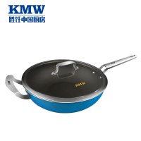 KMW绿鼎第四代不粘炒锅GpotlCB320004 304不锈钢锅具 32cm不粘炒锅 熔射不粘涂层 少油烟防焦糊