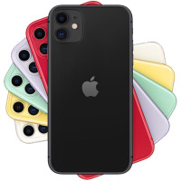 苹果（Apple）iPhone 11 简配版 64GB 黑色 移动电信联通4G全网通 A13处理器 GPU抗锯齿效果 后置双1200万像素 全面屏手机（不含电源适配器和耳机）