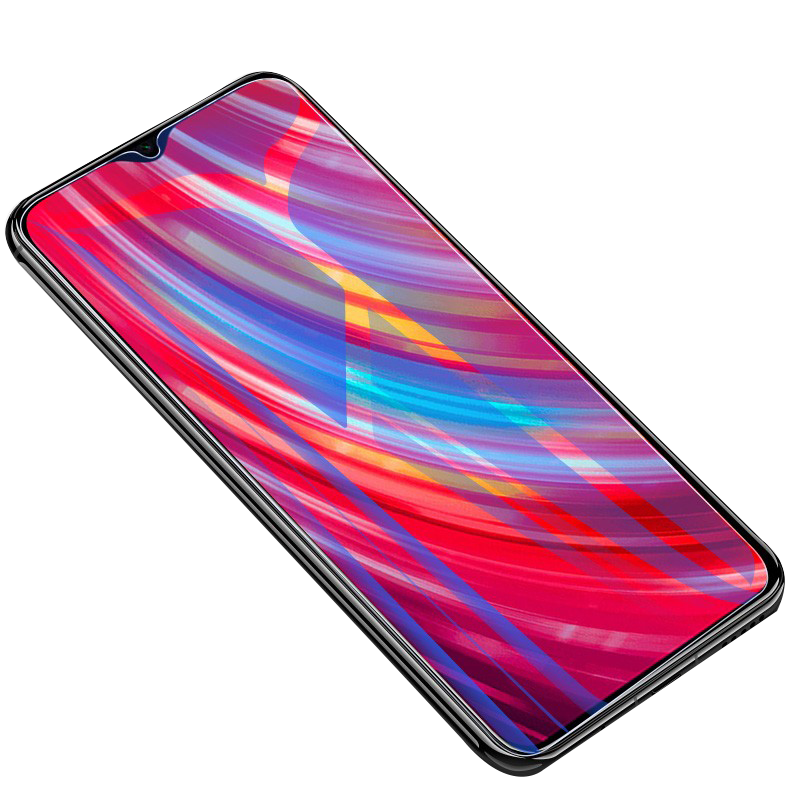 [送手机壳]轻万适用红米8钢化膜全屏抗蓝光防摔贴膜xiaomi手机保护膜全玻璃高清大图