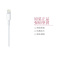 苹果Apple 1米 原装充电线 塑料数据线Lightning接口连接线 白色 MQUE2AM/A