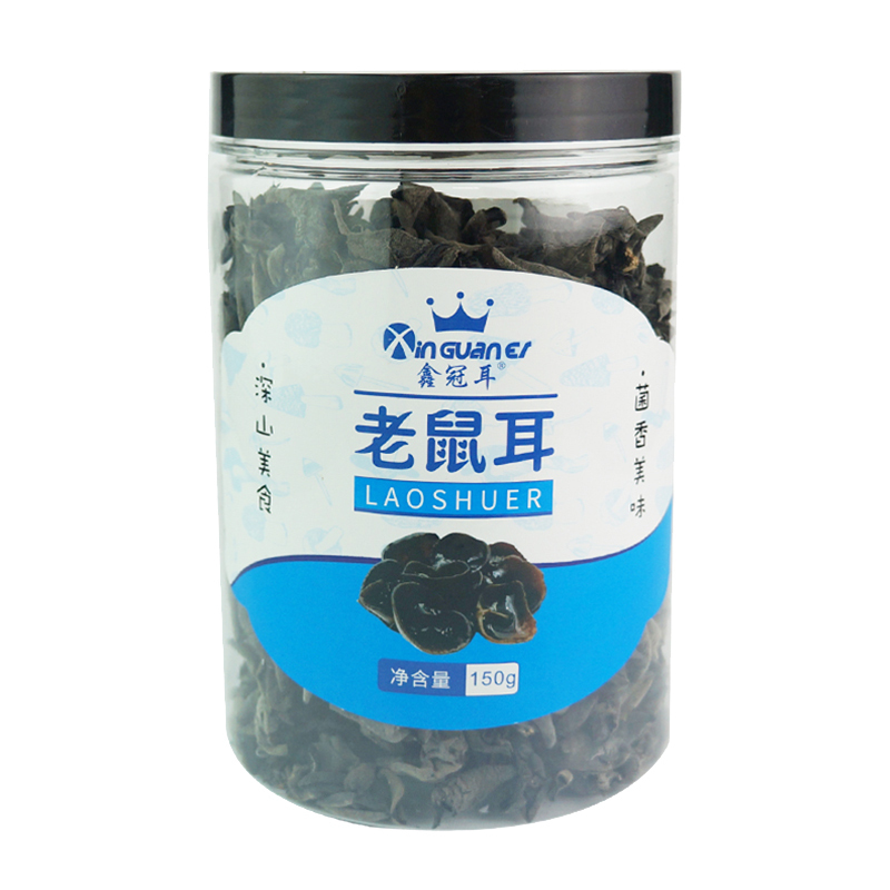 冠耳 东北黑木耳干货老鼠耳 150g/罐