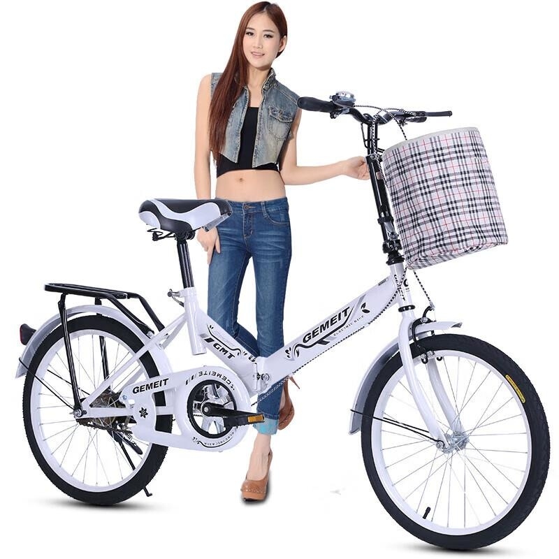 新款20寸折叠自行车男女童适用轻便出行神器qL高清大图