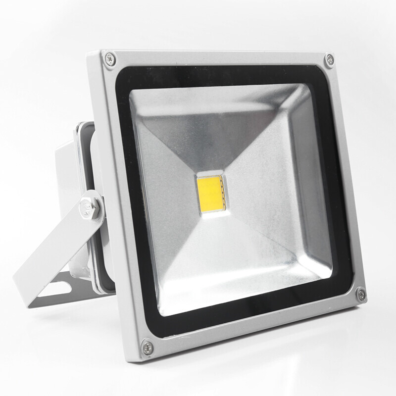 LED投光灯户外灯强防水广告灯室外照明超亮射灯庭院招牌灯50W400W豪华版★正白/暖白波迷娜BOMINA高清大图