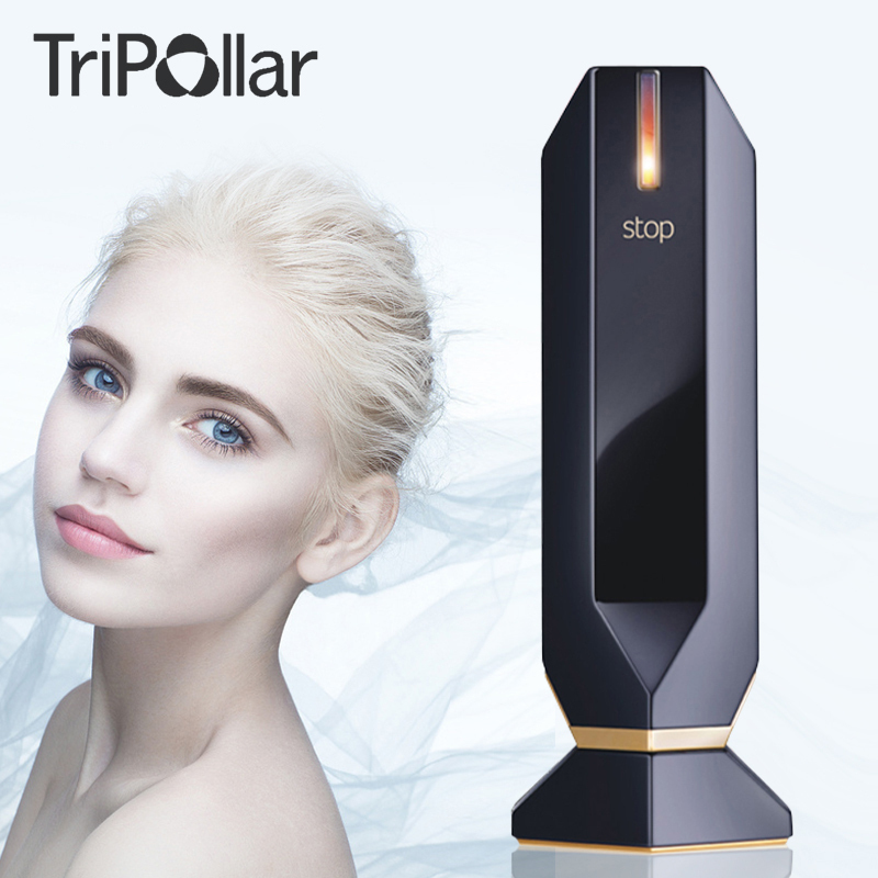 Tripollar stop 进口美体仪家用射频以色列电子美容仪塑形仪 脸部美容器仪器提拉紧致祛皱 黑色 插电源式