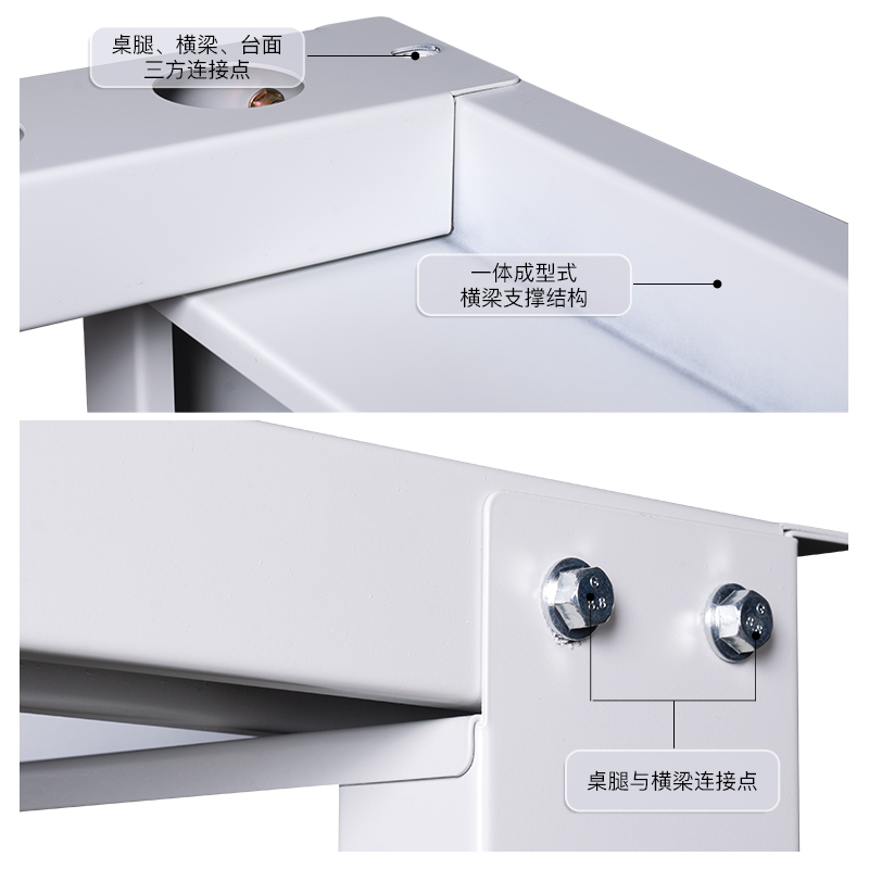 尔迈 重型钳工工作台防静电操作台工厂车间多功能维修工具台 2.1米 E款高清大图