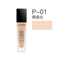 [国内专柜版正品保证]兰蔻LANCOME持妆轻透粉底液30mlP-01陶瓷白适合白皙肤色无惧油汗轻薄遮瑕