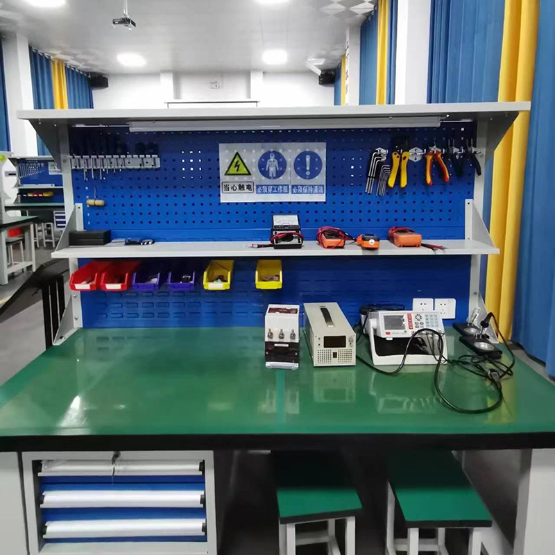 帝德龙电工工作台操作实验台GZ1 1600*800*800mm高清大图