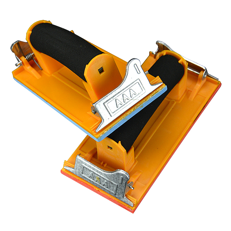 砂纸架打磨器砂纸用砂架墙面汽车打磨砂皮架木工砂纸夹板工具