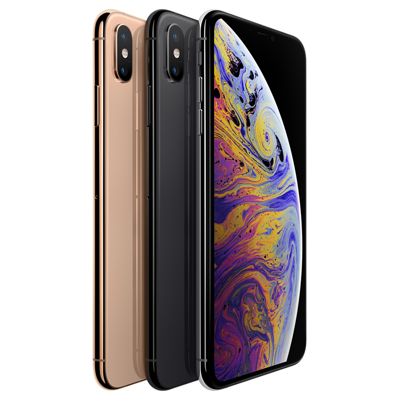 [全套标配]Apple iPhone XS Max 苹果新款 美版有锁全新 完美解锁移动联通4G手机 A12仿生芯片 新品全面屏智能手机 银色 512GB