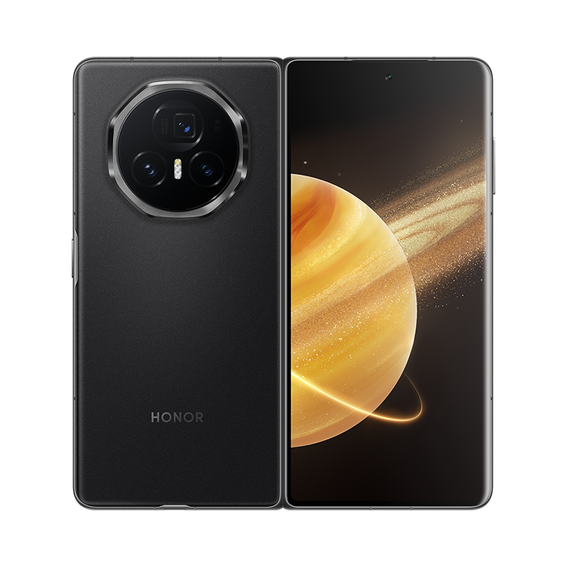 荣耀Magic V3 12GB+256GB 绒黑色 9.2mm超轻薄 第三代青海湖电池 50W无线超级快充 绿洲护眼屏 第三代骁龙8四芯旗舰 5G手机 折叠屏手机