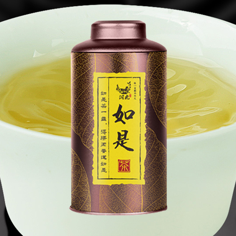 润虎乌龙茶如是铁观音清香型罐装504g