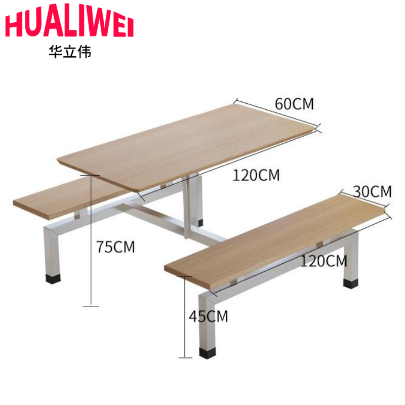 华立伟餐桌椅组合四人位套高清大图