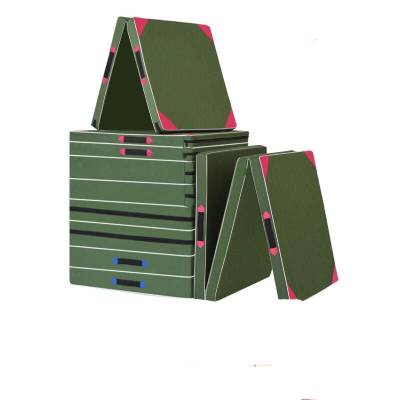 海绵垫/体操垫 中特邦安 ZT-DZ04 三折式 有机硅, 帆布 绿色
