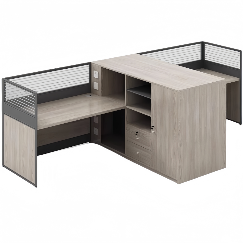 豫龙都职员桌双人张高清大图