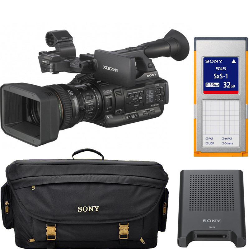 索尼(SONY) PXW-X280(32G SXS卡+读卡器+摄像机包)数码摄像机 约207万像素 3.5英寸屏