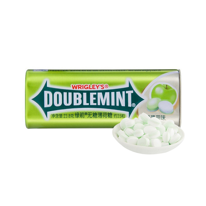 绿箭doublemint糖果苹果薄荷味35粒238g