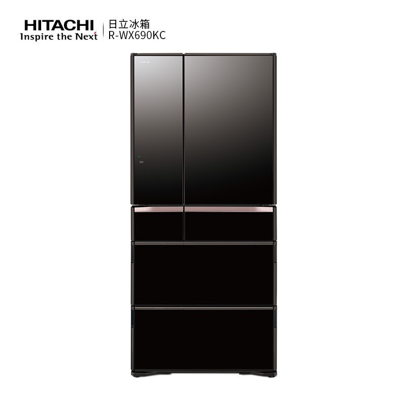 日立(HITACHI)670升多门风冷变频冰箱 真空休眠保鲜R-WX690KC(XK、XW、XTN) 日本原装进口