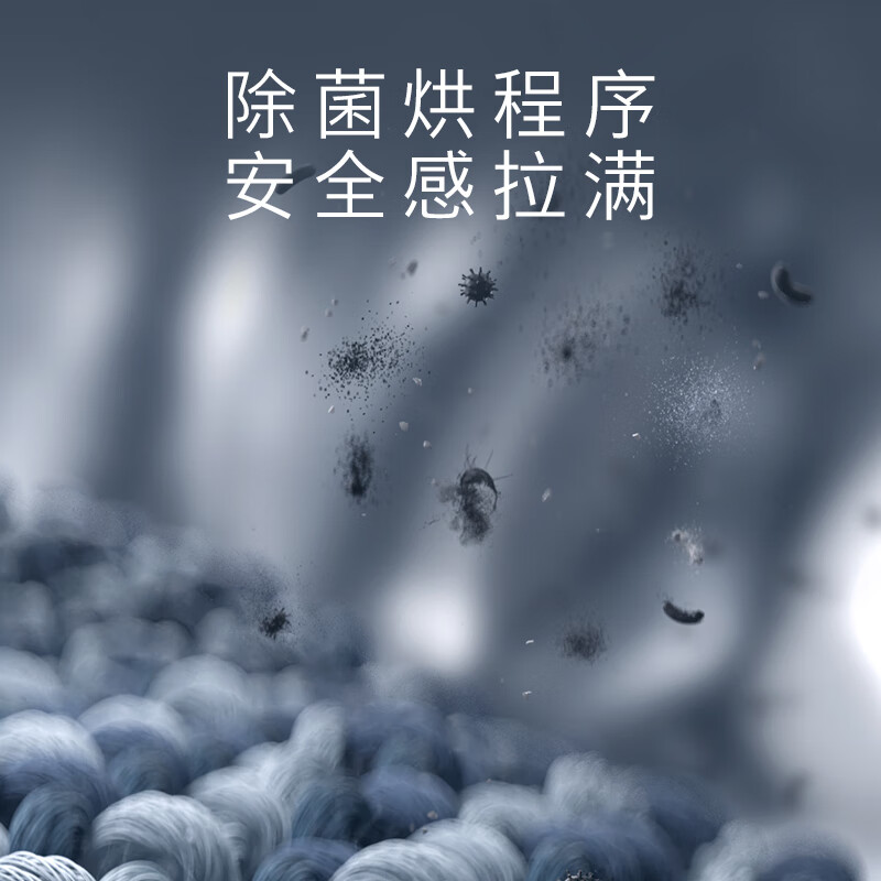 西门子WQ53A2D00W烘干机10千克左开门四口家庭3.5寸显示屏 低温精准烘干 蚕丝柔护保养高清大图