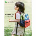 SHUKIKU/舒可酷 经典拼色儿童书包双肩包超轻书包M+码（5-9岁）橙红