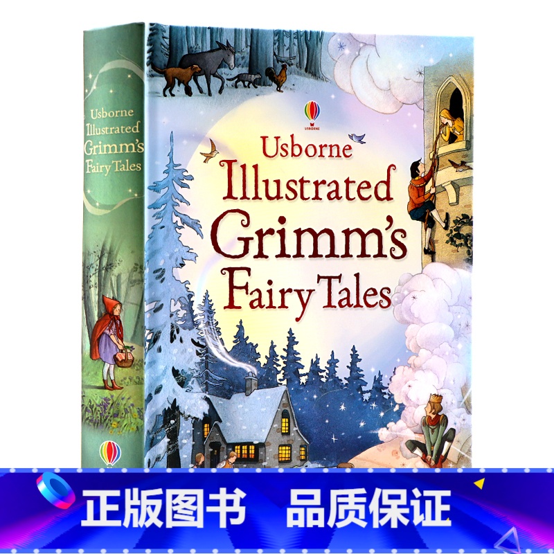 [正版]格林童话精装插画版 Usborne Illustrated Grimm’s Fairy Tales 英文原版绘高清大图